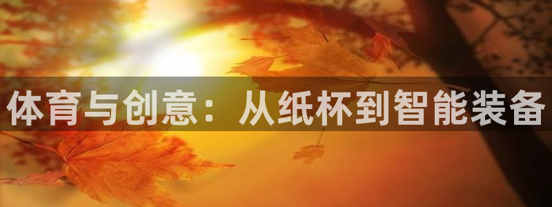 必一运动体育官网入口：体育与创意：从纸杯到智能装备